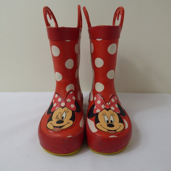 Western Chief Disney Minnie Mouse Rain Boots, Size 6 - Picture 1 of 5